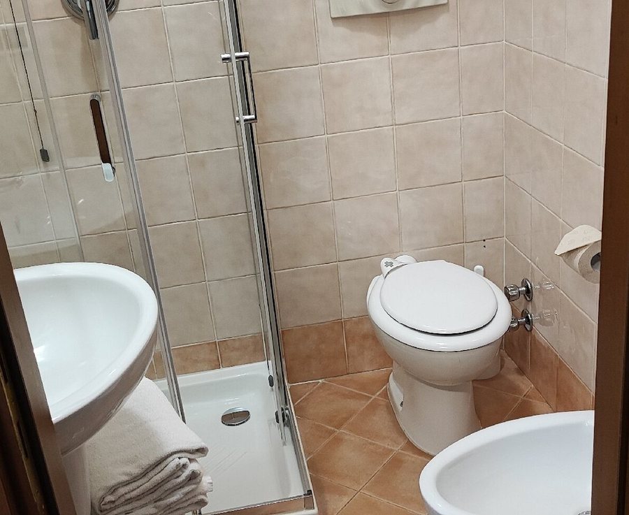 Green Class Hotel Candiolo — Bathroom