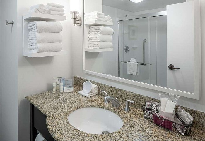 Hampton Inn Austin Oak Hill — Bathroom