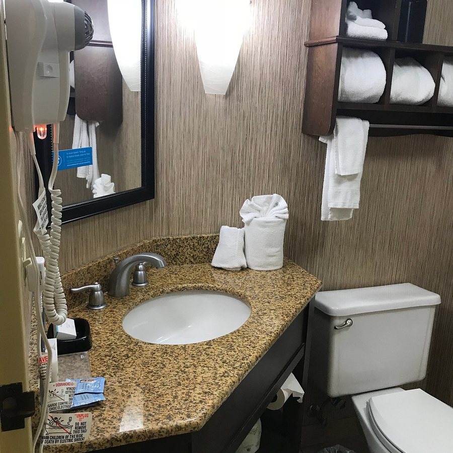 Hampton Inn Champaign Urbana — Bathroom
