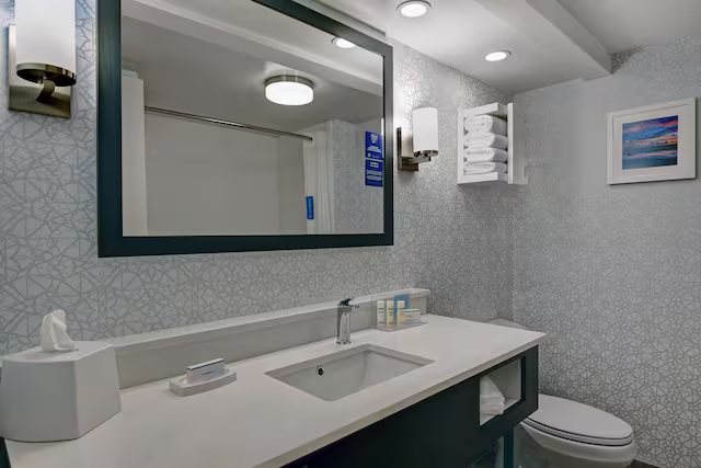 Hampton Inn Charleston Daniel Island — Bathroom