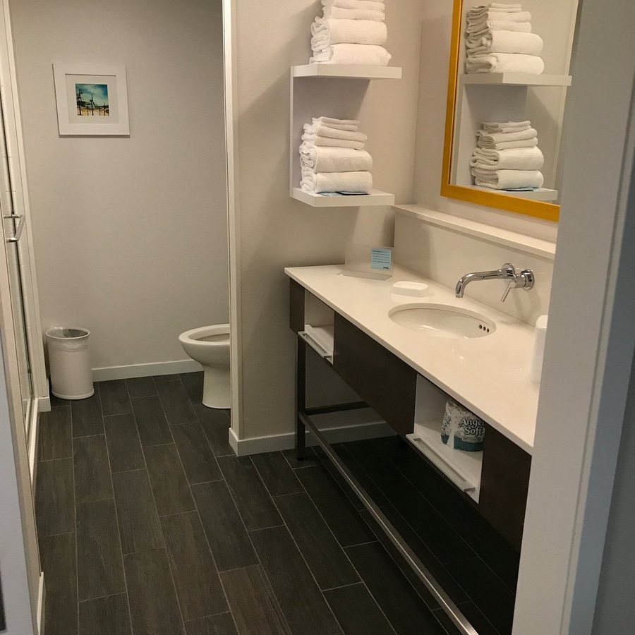 Hampton Inn Decatur Mt Zion — Bathroom