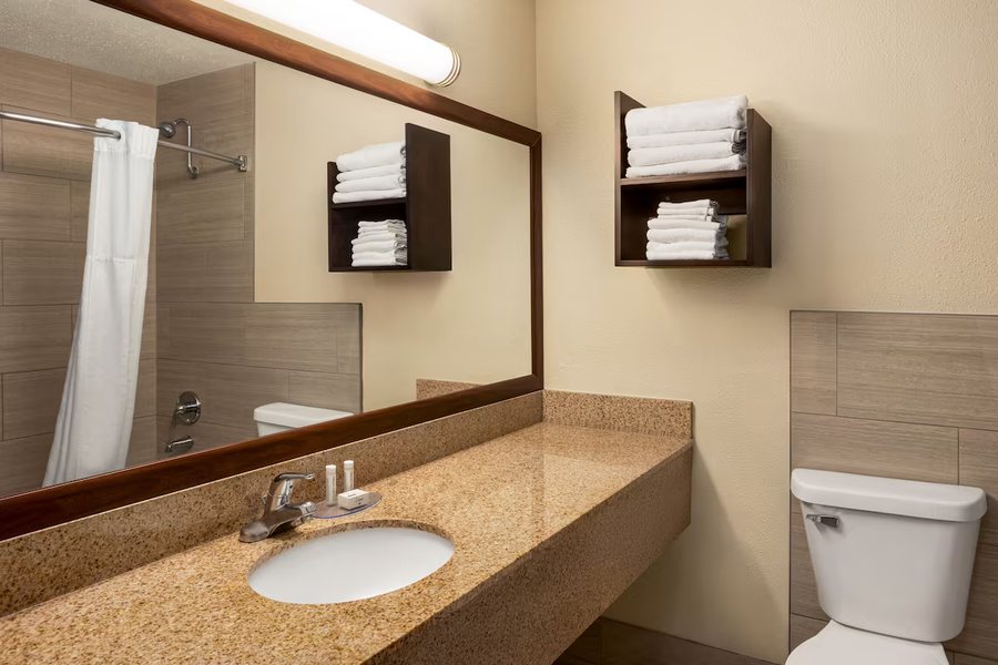 Hampton Inn Lacrosse onalaska — Bathroom