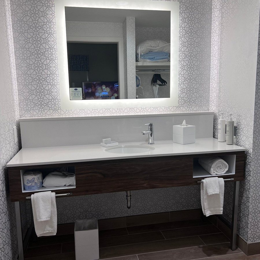 Hampton Inn Louisville Airport — Bathroom