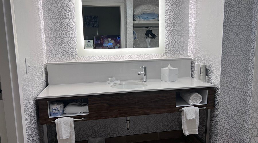 Hampton Inn Louisville East Hurstbourne — Bathroom