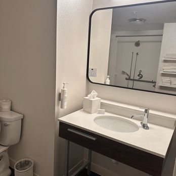 Hampton Inn Suites Albany At Albany Mall — Bathroom