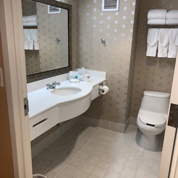 Hampton Inn Suites Boston Crosstown Center — Bathroom