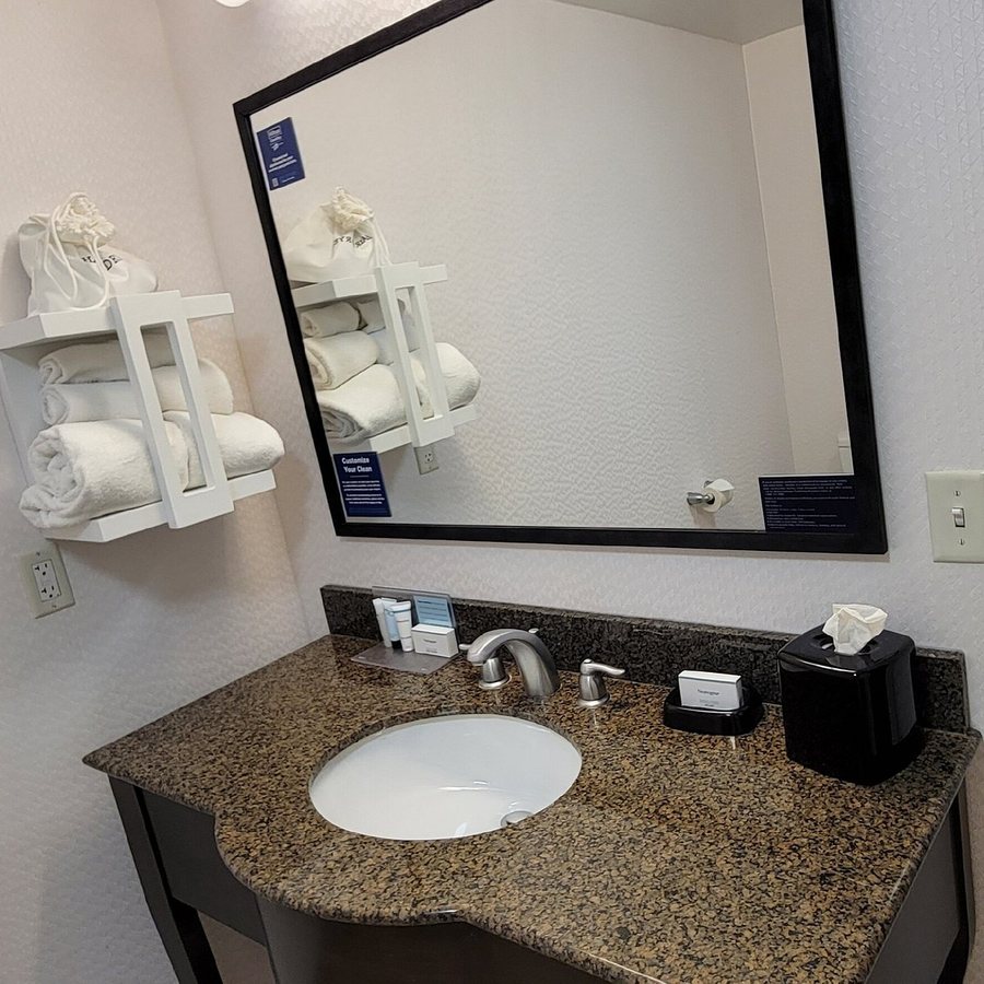 Hampton Inn Suites Buffalo Downtown — Bathroom