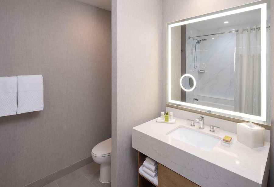 Hampton Inn Suites By Hilton Houston North Iah — Bathroom
