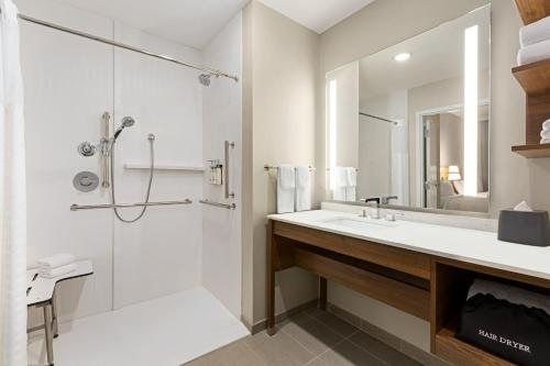 Hampton Inn Suites by Hilton Indianapolis South Greenwood — Bathroom