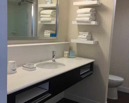 Hampton Inn Suites by Hilton Seattle Northgate — Bathroom