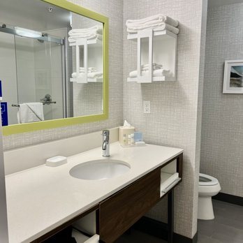 Hampton Inn Suites Carlsbad — Bathroom