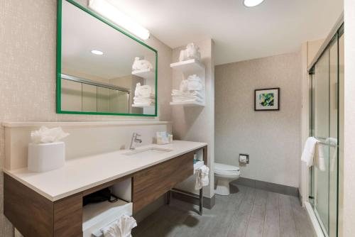 Hampton Inn Suites Charlotte Airport — Bathroom