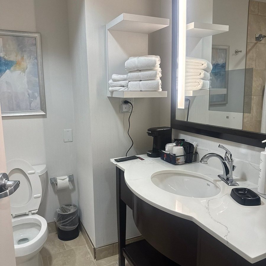 Hampton Inn Suites Charlotte SouthPark at Phillips Place — Bathroom