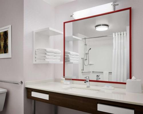 Hampton Inn Suites Charlotte Steele Creek — Bathroom