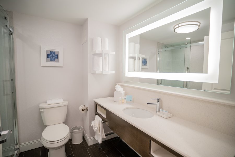 Hampton Inn Suites Fairbanks — Bathroom