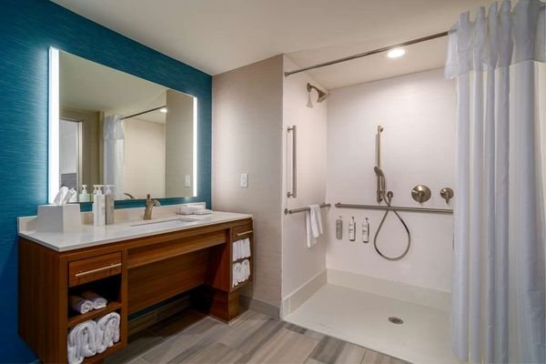 Hampton Inn Suites Fredericksburg South — Bathroom