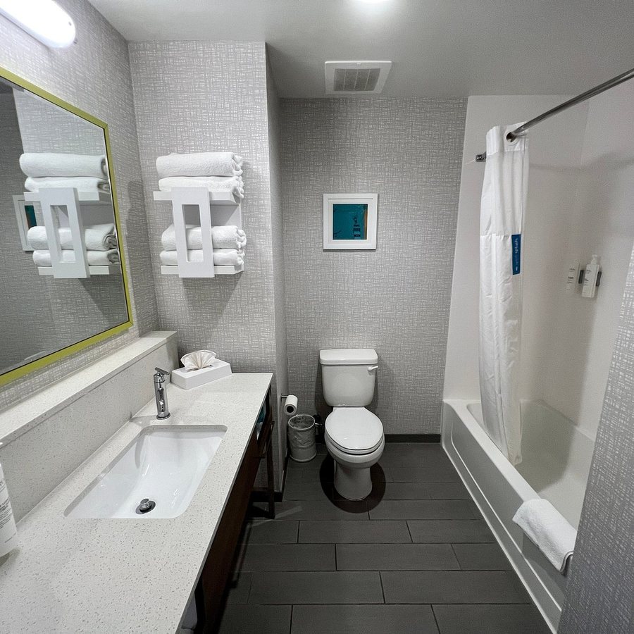 Hampton Inn Suites Indianapolis Fishers — Bathroom