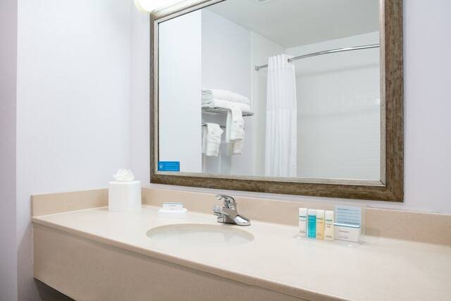 Hampton Inn Suites Pine Bluff — Bathroom