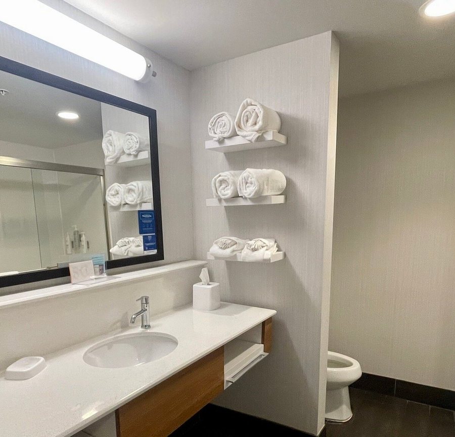 Hampton Inn Suites Rome — Bathroom