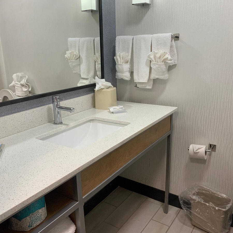 Hampton Inn Suites Roswell — Bathroom