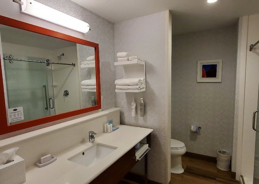 Hampton Inn Suites Saginaw — Bathroom