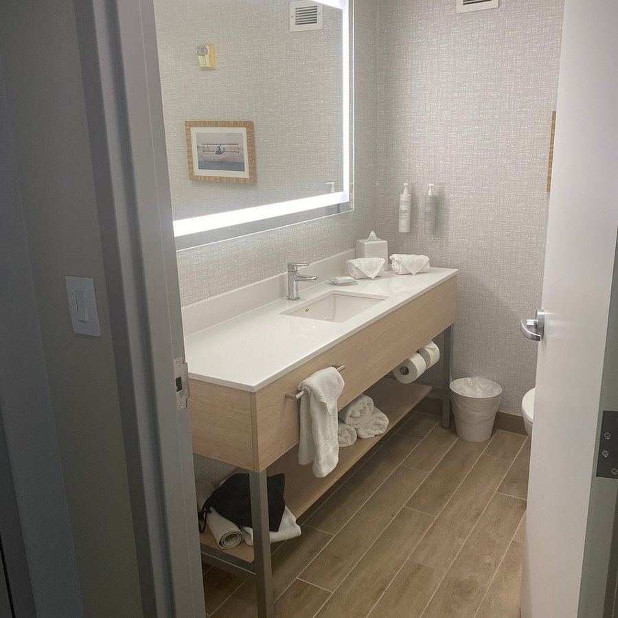 Hampton Inn Suites St Petersburg Downtown — Bathroom