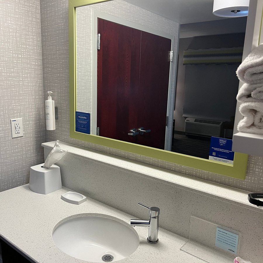 Hampton Inn Suites Syracuse Carrier Circle — Bathroom