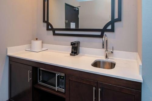 Hampton Inn Suites Winston Salem Downtown — Bathroom