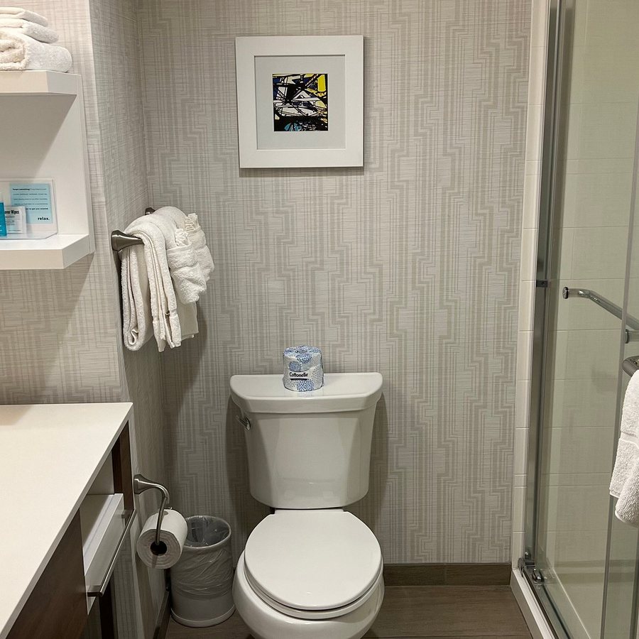 Hampton Inn Suites Woodland Sacramento Area — Bathroom