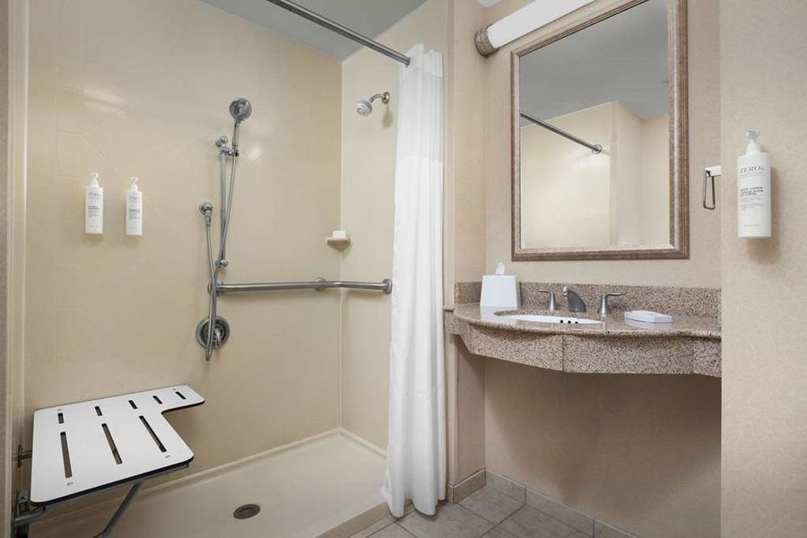 Hampton Inn Syracuse Clay — Bathroom
