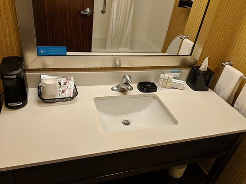 Hampton Inn Temple — Bathroom