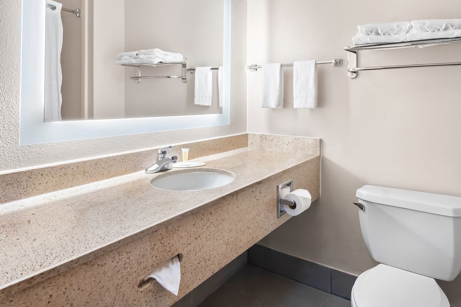 Hawthorn Suites by Wyndham Fort Worth Medical Center — Bathroom
