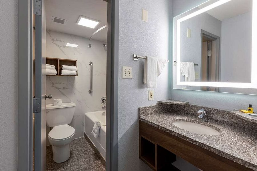 Hawthorn Suites by Wyndham St Louis Westport Plaza — Bathroom