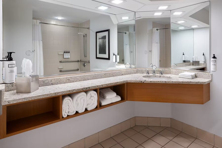 Hilton Garden Inn Buffalo Downtown — Bathroom