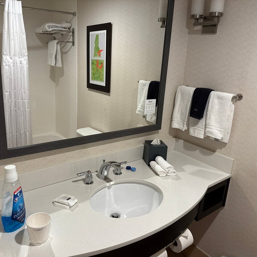 Hilton Garden Inn Burlington Downtown — Bathroom