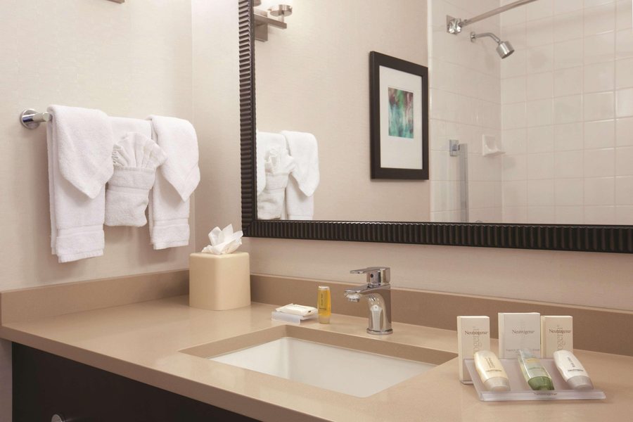 Hilton Garden Inn Chicago Downtown South Loop Chicago Illinois — Bathroom