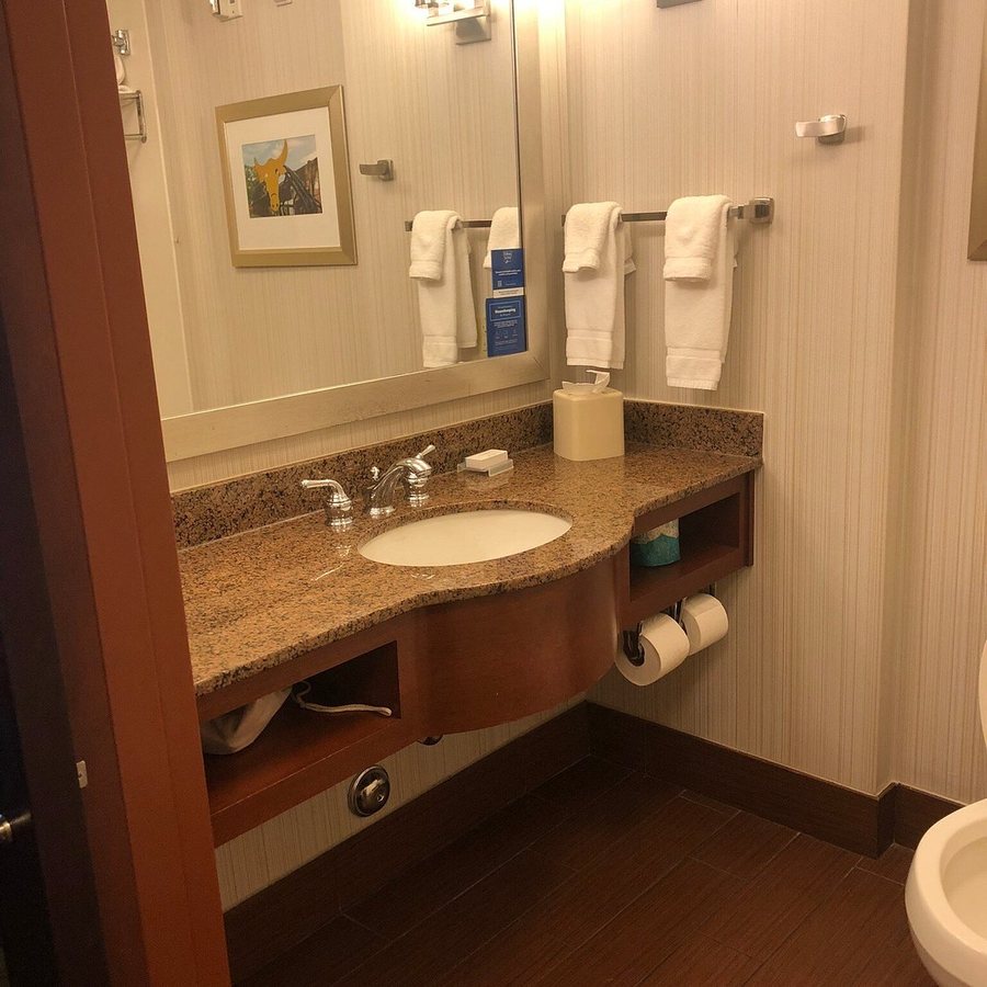 Hilton Garden Inn Durham University Medical Center — Bathroom