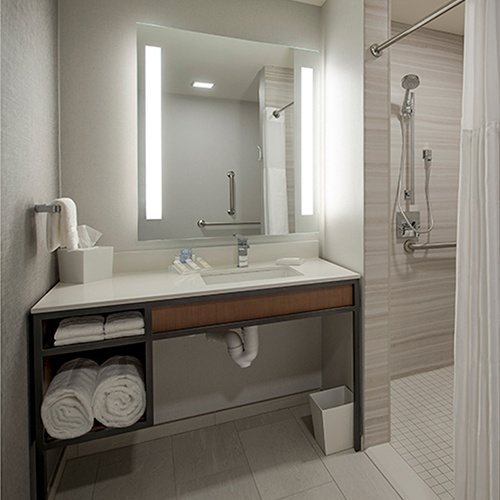 Hilton Garden Inn Hays — Bathroom