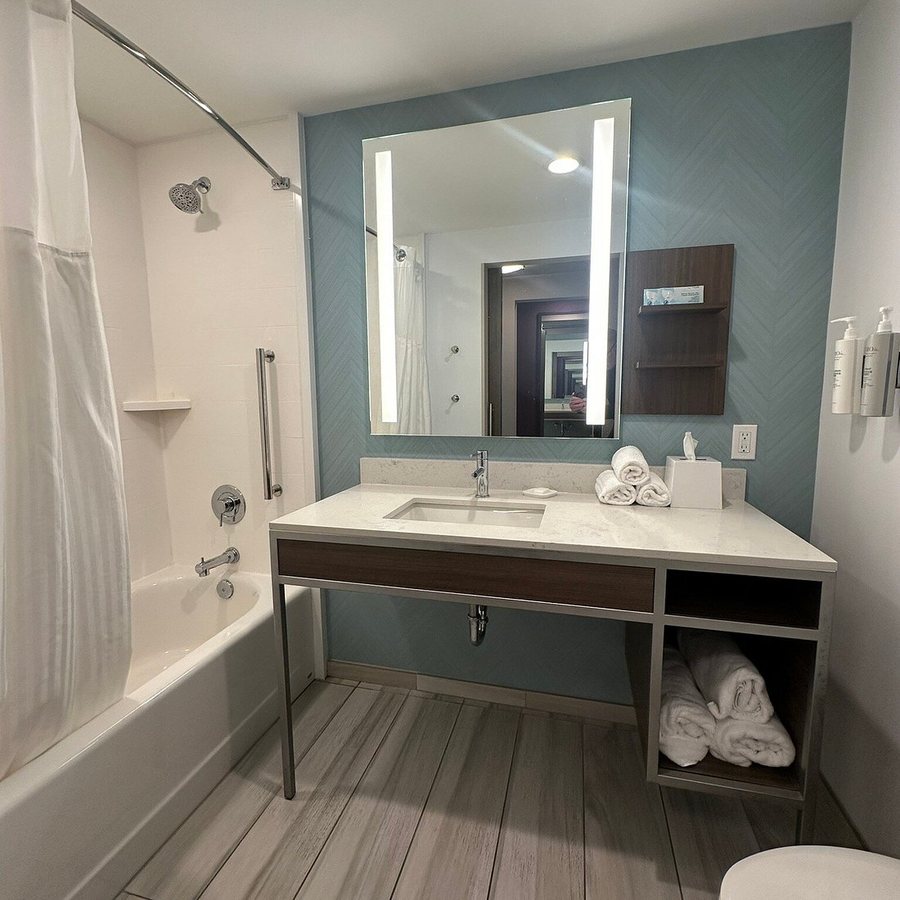 Hilton Garden Inn Pensacola Downtown — Bathroom