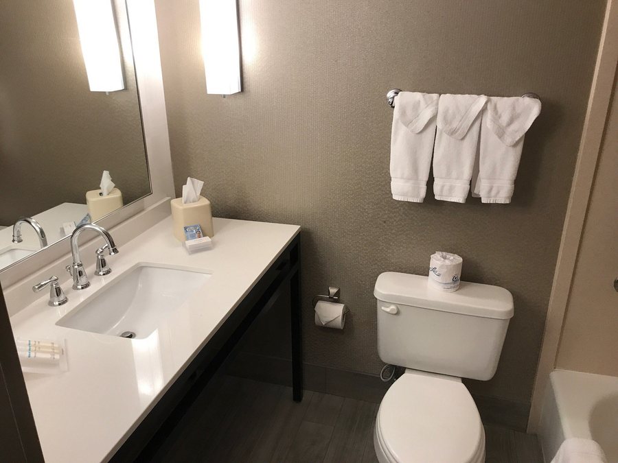 Hilton Garden Inn Salt Lake City Airport — Bathroom
