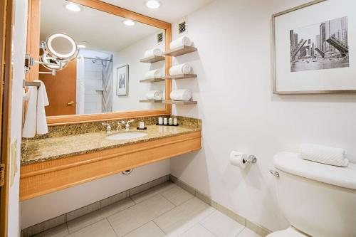 Hilton Rosemont Chicago O Hare — Bathroom