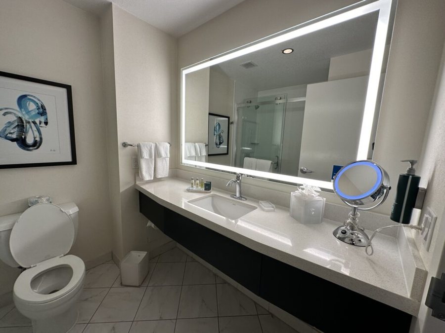 Hilton Shreveport — Bathroom