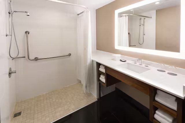 Hilton Vancouver Downtown Vancouver British Columbia — Bathroom