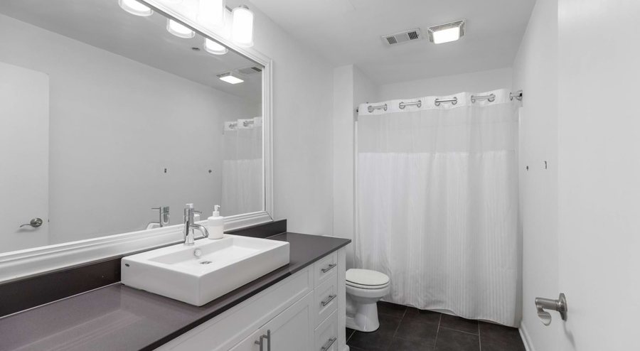 Historic Electric Building Apartments — Bathroom