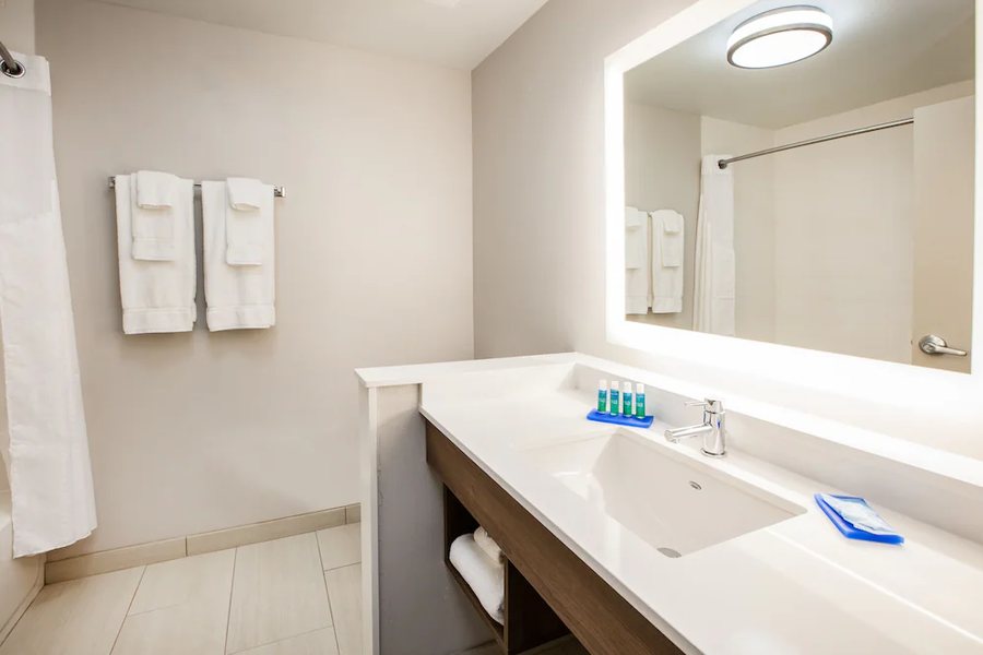 Holiday Inn Express Suites Atlanta Arpt West Camp Creek by IHG — Bathroom