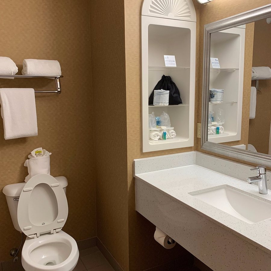 Holiday Inn Express Suites Cincinnati Blue Ash by IHG — Bathroom