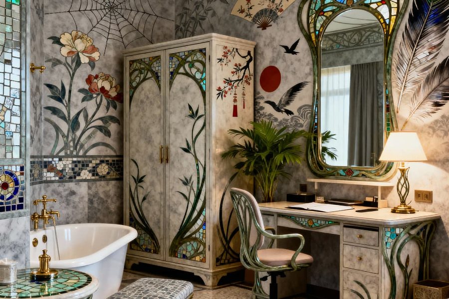 Hotel Art Nouveau — Bathroom