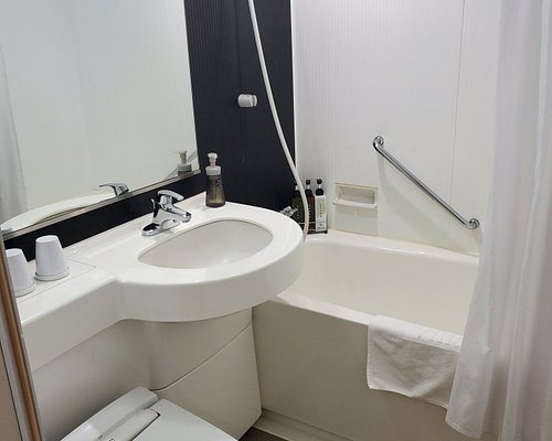 Hotel Villa Fontaine Tokyo Hatchobori — Bathroom