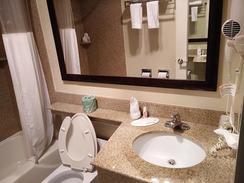 Howard Johnson by Wyndham Arlington Ballpark — Bathroom