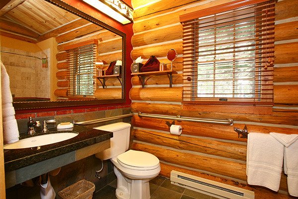 Jenny Lake Lodge — Bathroom